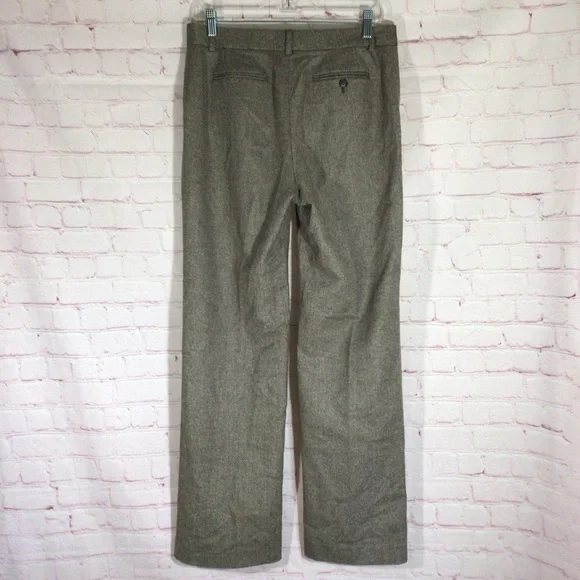 J. Crew Wool Blend Pants - Size 6 - Picture 4 of 8